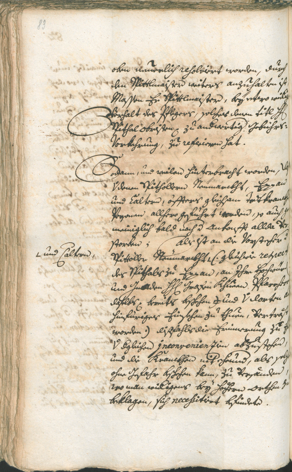 Stadtarchiv Bozen - BOhisto Ratsprotokoll 1741/44 