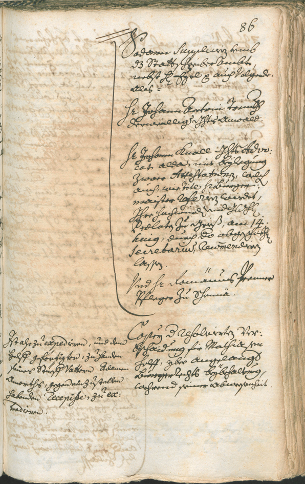 Stadtarchiv Bozen - BOhisto Ratsprotokoll 1741/44 