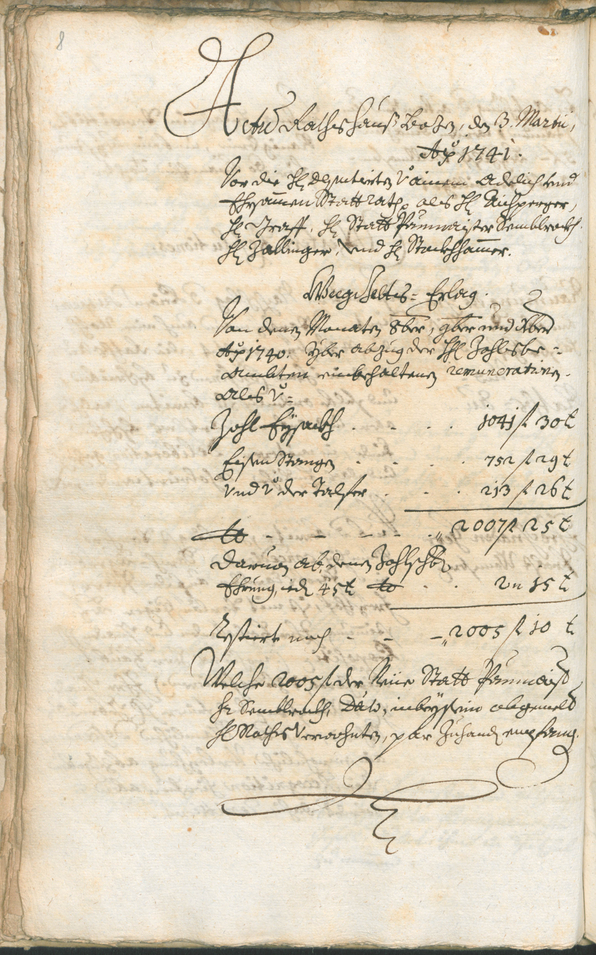 Civic Archives of Bozen-Bolzano - BOhisto Ratsprotokoll 1741/44 