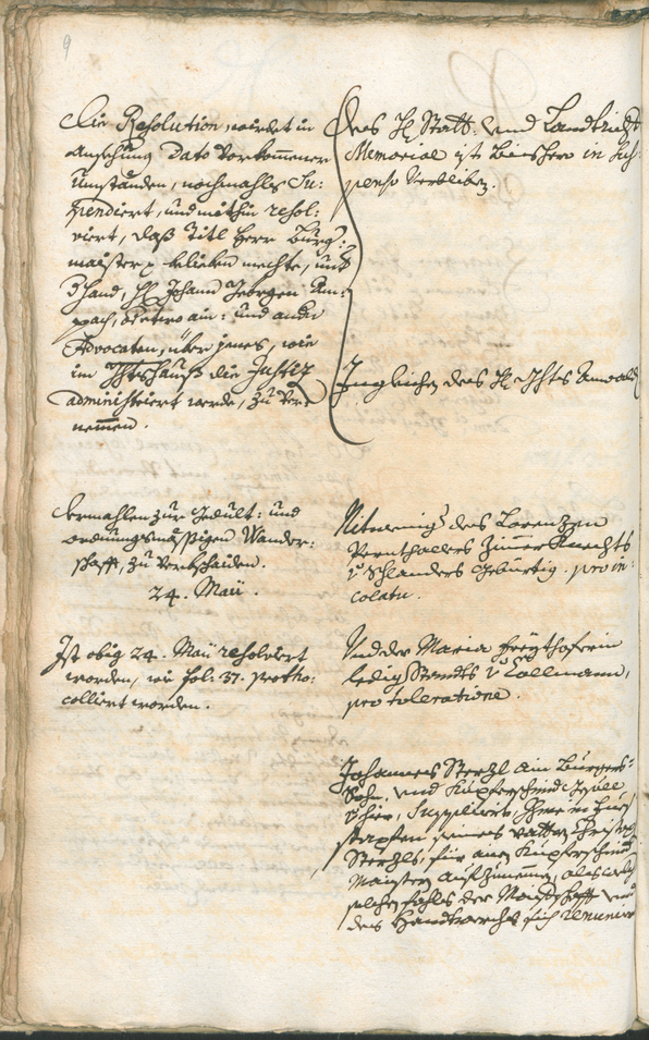 Civic Archives of Bozen-Bolzano - BOhisto Ratsprotokoll 1741/44 