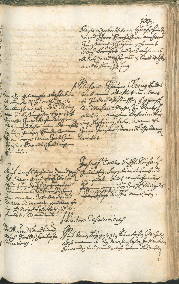 Stadtarchiv Bozen - BOhisto Ratsprotokoll 1741/44 