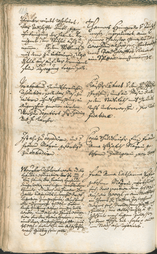 Stadtarchiv Bozen - BOhisto Ratsprotokoll 1741/44 