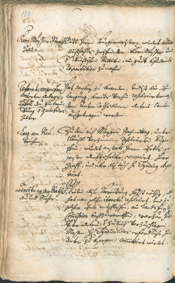 Stadtarchiv Bozen - BOhisto Ratsprotokoll 1741/44 