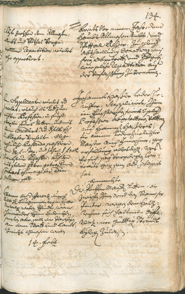 Stadtarchiv Bozen - BOhisto Ratsprotokoll 1741/44 