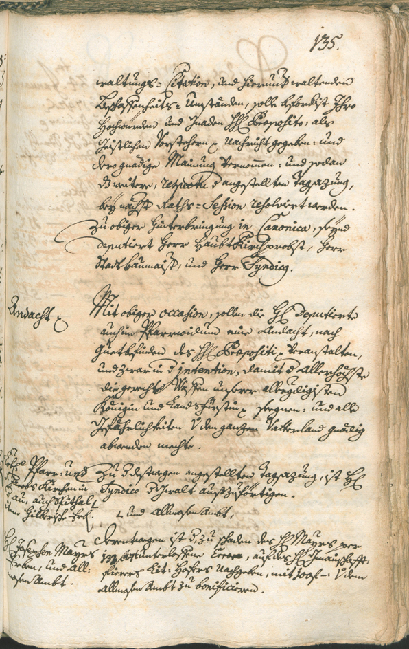 Stadtarchiv Bozen - BOhisto Ratsprotokoll 1741/44 