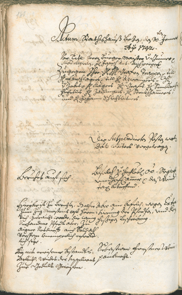 Archivio Storico della Città di Bolzano - BOhisto protocollo consiliare 1741/44 