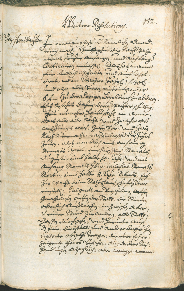 Stadtarchiv Bozen - BOhisto Ratsprotokoll 1741/44 