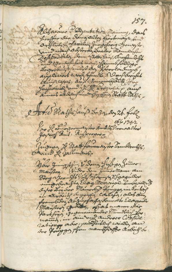 Archivio Storico della Città di Bolzano - BOhisto protocollo consiliare 1741/44 