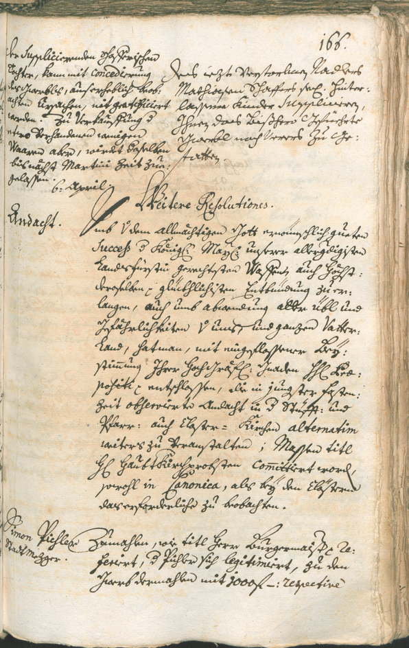 Civic Archives of Bozen-Bolzano - BOhisto Ratsprotokoll 1741/44 