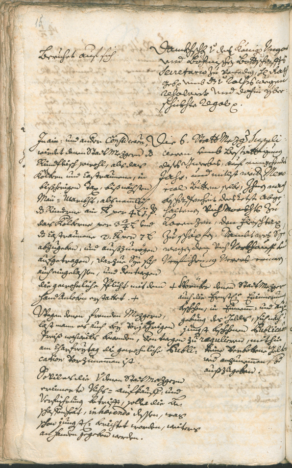 Archivio Storico della Città di Bolzano - BOhisto protocollo consiliare 1741/44 