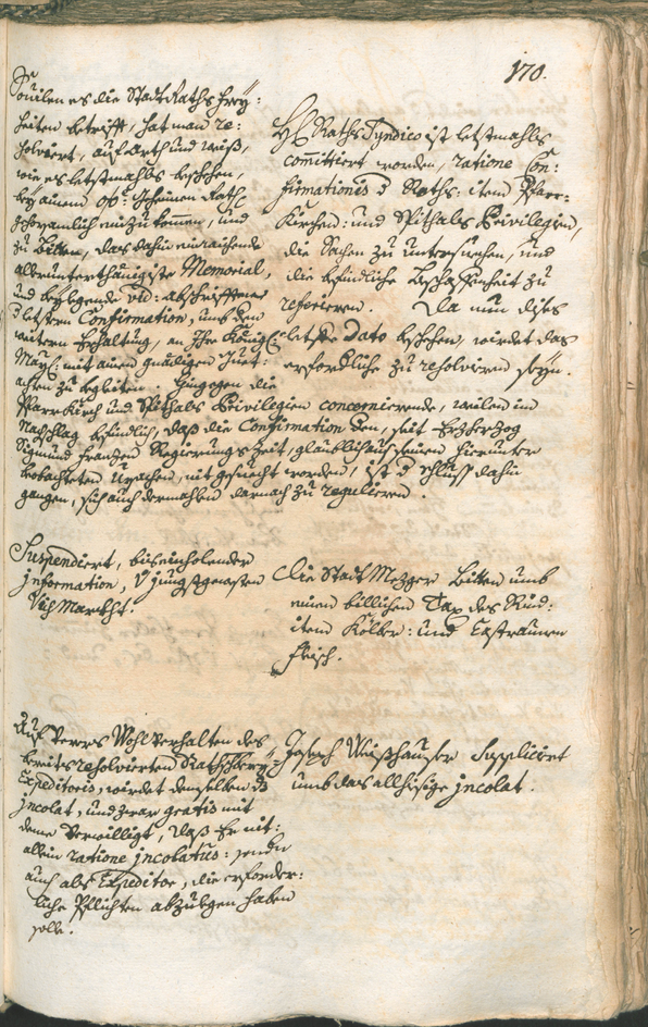 Archivio Storico della Città di Bolzano - BOhisto protocollo consiliare 1741/44 