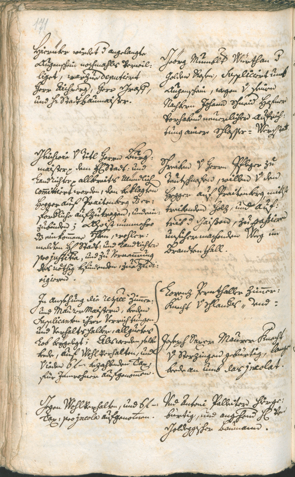 Stadtarchiv Bozen - BOhisto Ratsprotokoll 1741/44 