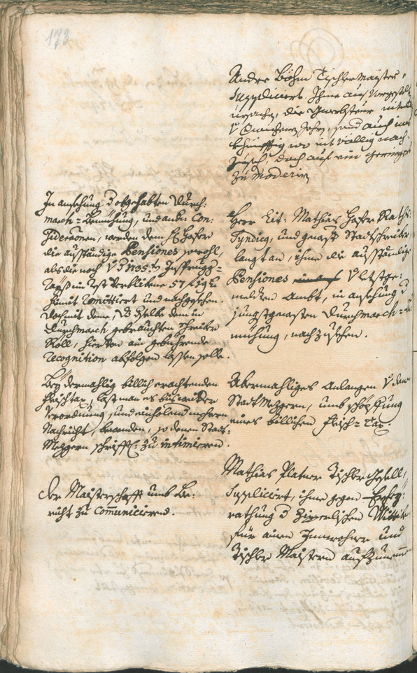 Stadtarchiv Bozen - BOhisto Ratsprotokoll 1741/44 