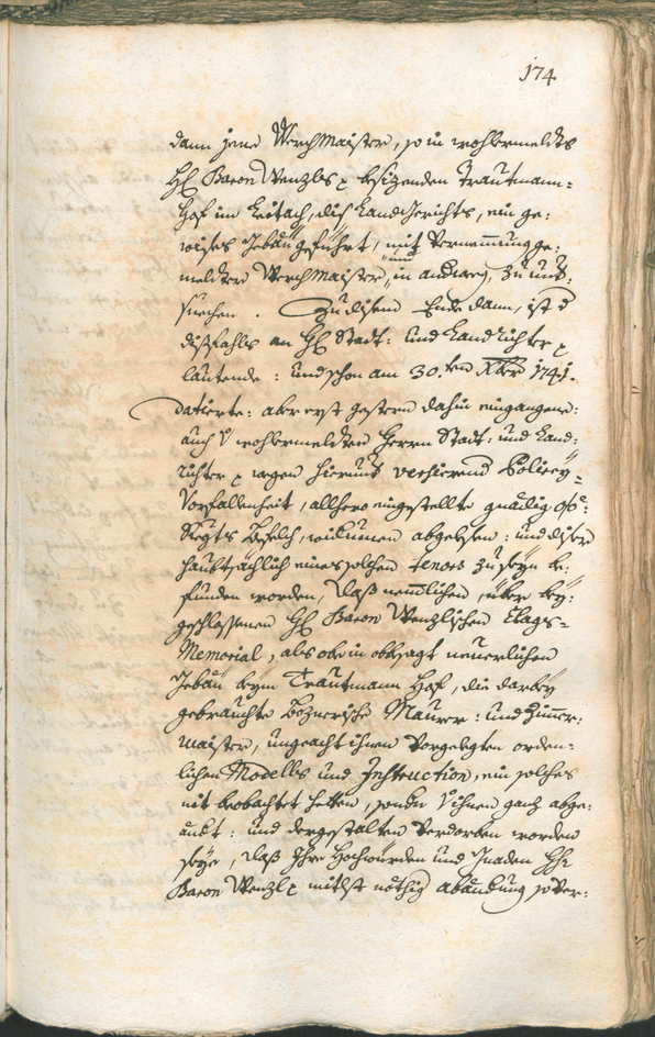 Archivio Storico della Città di Bolzano - BOhisto protocollo consiliare 1741/44 