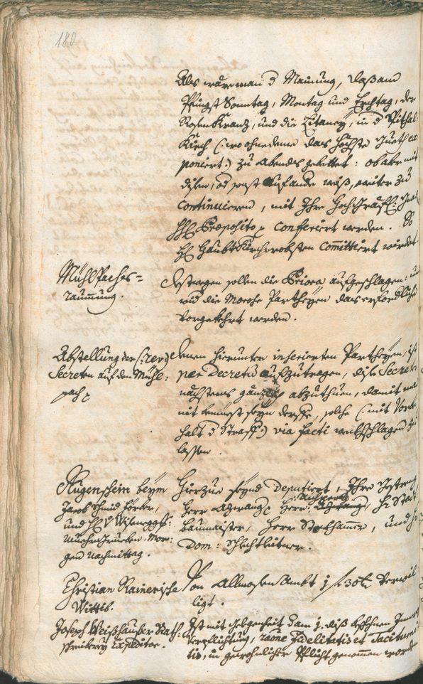 Archivio Storico della Città di Bolzano - BOhisto protocollo consiliare 1741/44 