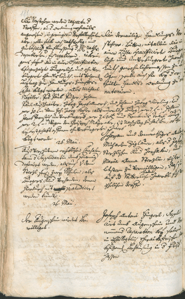 Civic Archives of Bozen-Bolzano - BOhisto Ratsprotokoll 1741/44 