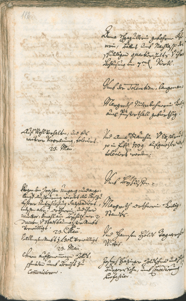 Stadtarchiv Bozen - BOhisto Ratsprotokoll 1741/44 