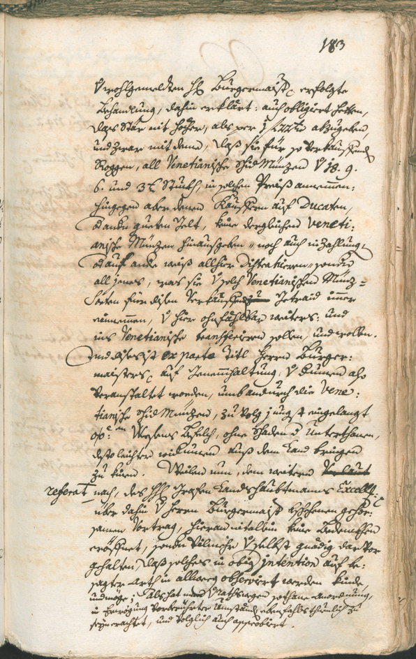 Stadtarchiv Bozen - BOhisto Ratsprotokoll 1741/44 