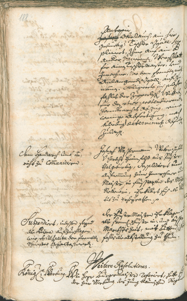 Stadtarchiv Bozen - BOhisto Ratsprotokoll 1741/44 