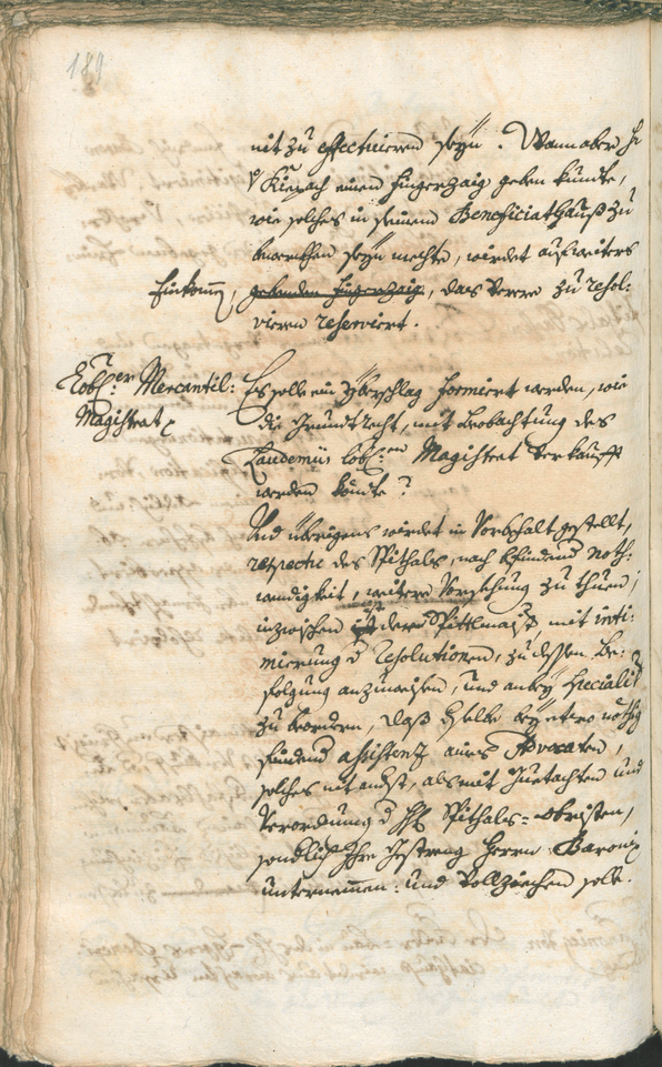 Stadtarchiv Bozen - BOhisto Ratsprotokoll 1741/44 