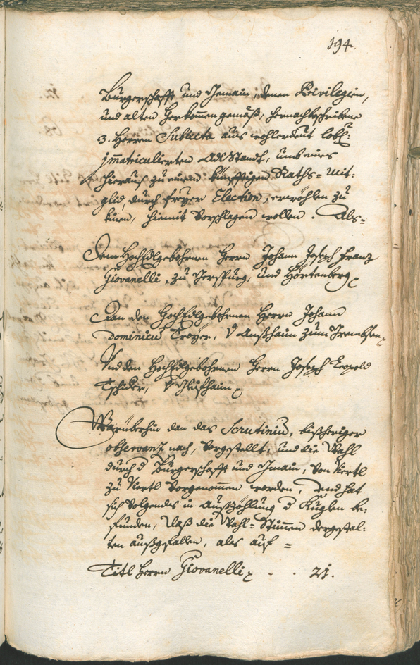 Archivio Storico della Città di Bolzano - BOhisto protocollo consiliare 1741/44 