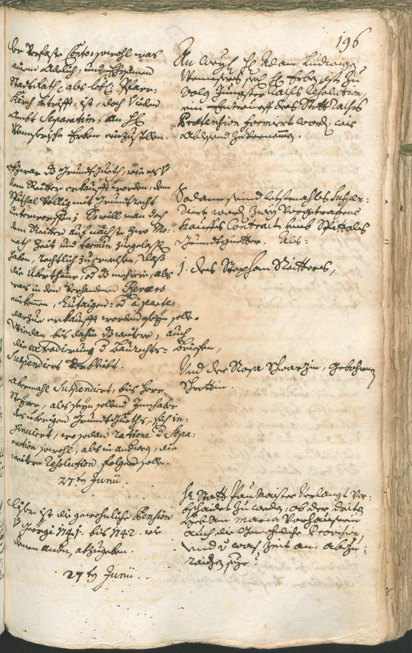 Archivio Storico della Città di Bolzano - BOhisto protocollo consiliare 1741/44 