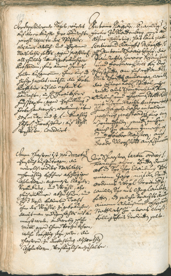 Stadtarchiv Bozen - BOhisto Ratsprotokoll 1741/44 