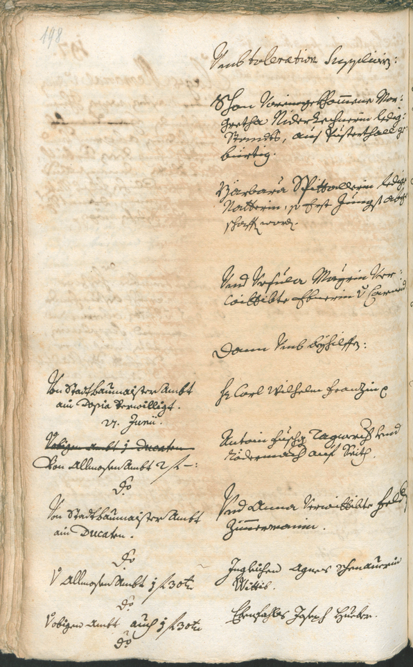 Stadtarchiv Bozen - BOhisto Ratsprotokoll 1741/44 