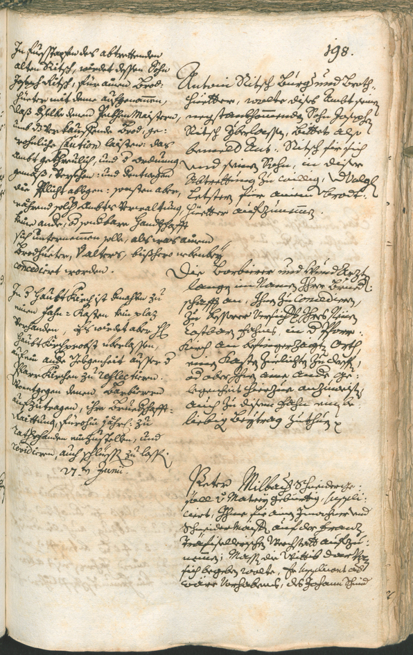 Stadtarchiv Bozen - BOhisto Ratsprotokoll 1741/44 