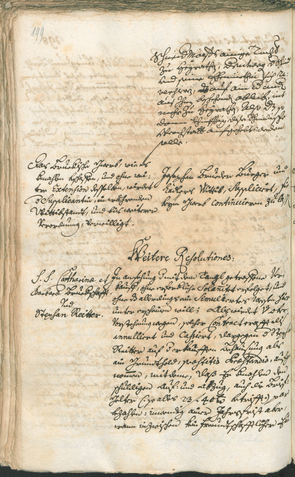 Stadtarchiv Bozen - BOhisto Ratsprotokoll 1741/44 