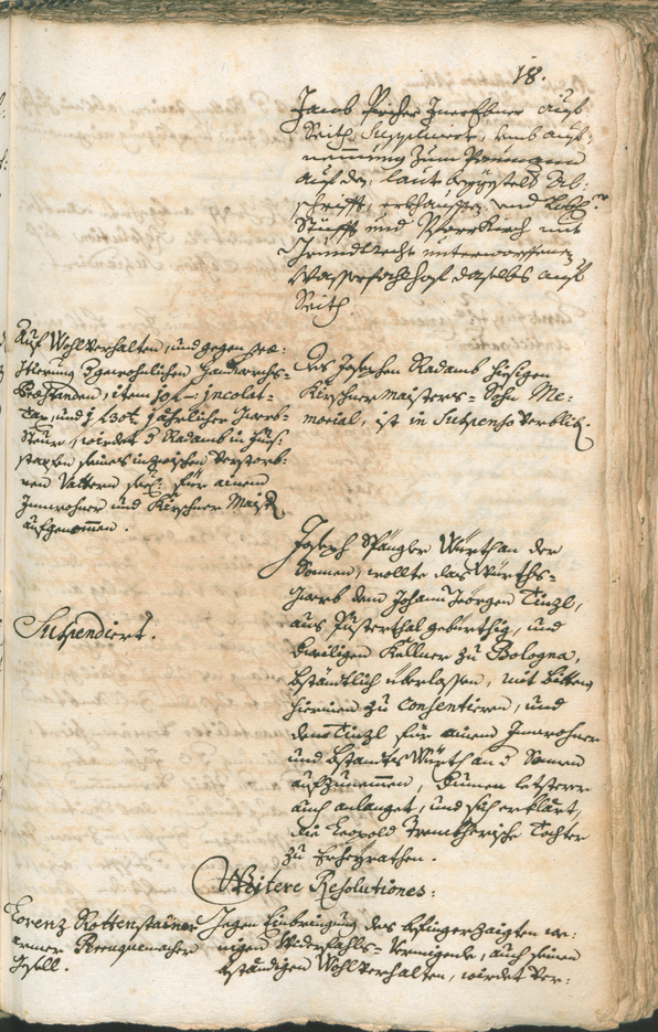 Civic Archives of Bozen-Bolzano - BOhisto Ratsprotokoll 1741/44 