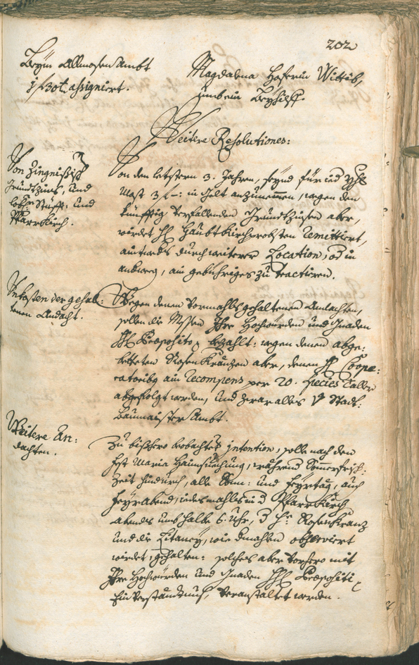 Stadtarchiv Bozen - BOhisto Ratsprotokoll 1741/44 