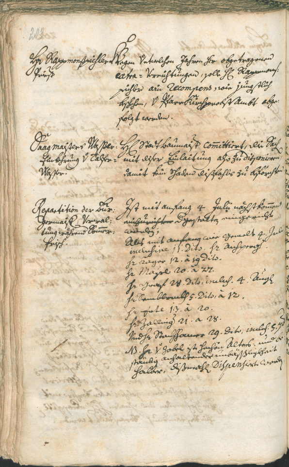 Archivio Storico della Città di Bolzano - BOhisto protocollo consiliare 1741/44 