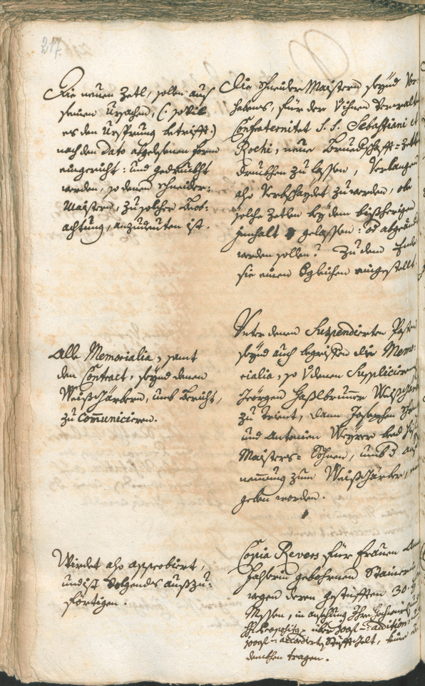 Stadtarchiv Bozen - BOhisto Ratsprotokoll 1741/44 