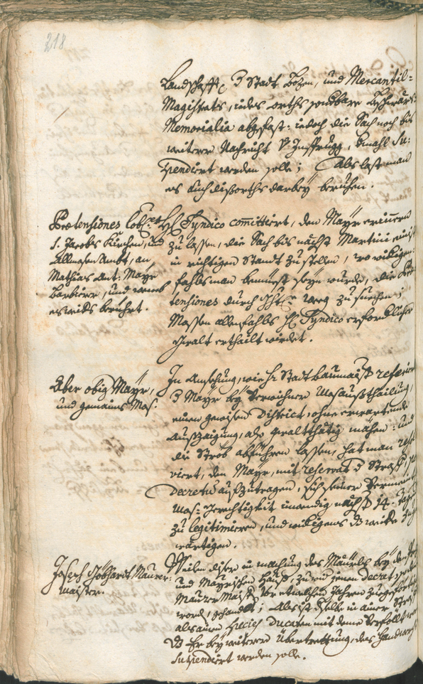 Archivio Storico della Città di Bolzano - BOhisto protocollo consiliare 1741/44 