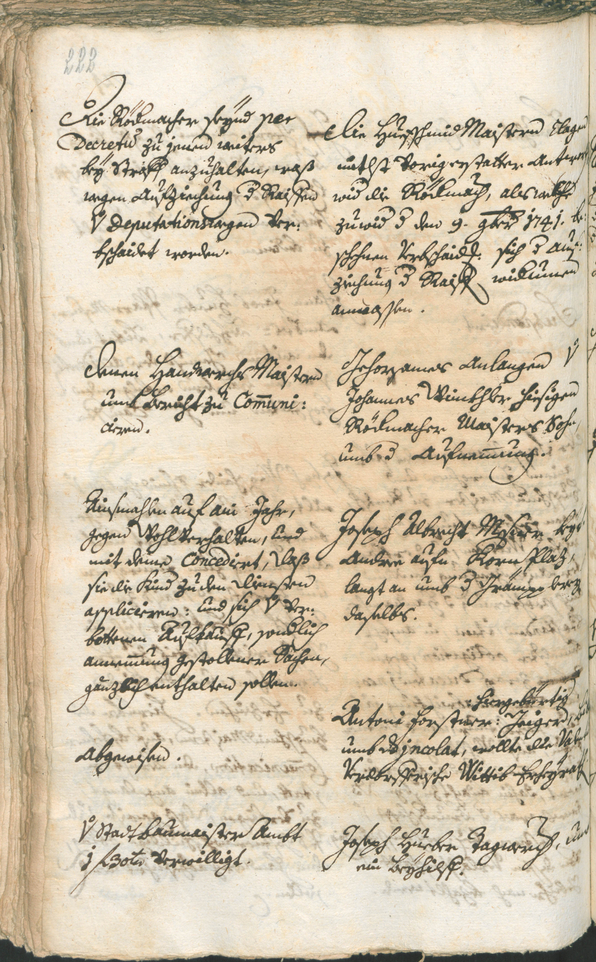 Civic Archives of Bozen-Bolzano - BOhisto Ratsprotokoll 1741/44 