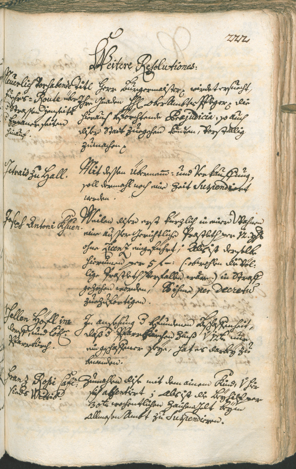 Archivio Storico della Città di Bolzano - BOhisto protocollo consiliare 1741/44 