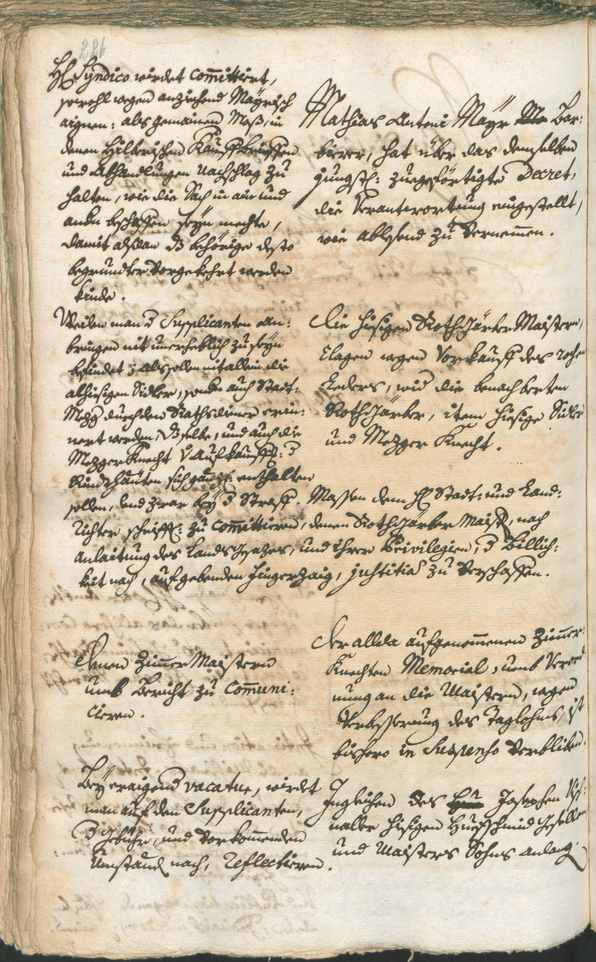 Stadtarchiv Bozen - BOhisto Ratsprotokoll 1741/44 