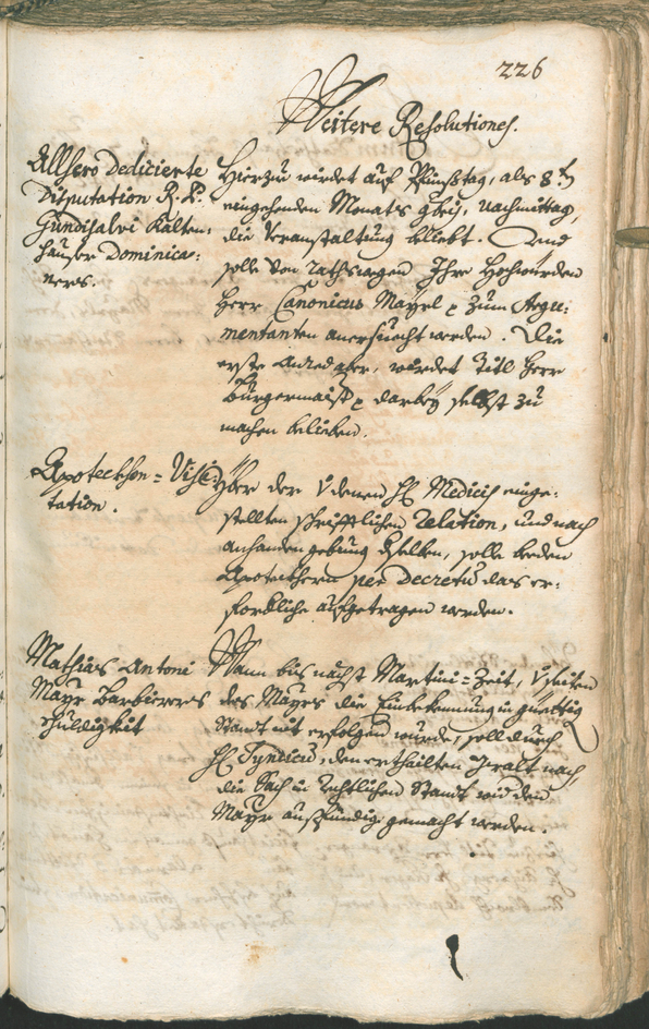 Stadtarchiv Bozen - BOhisto Ratsprotokoll 1741/44 