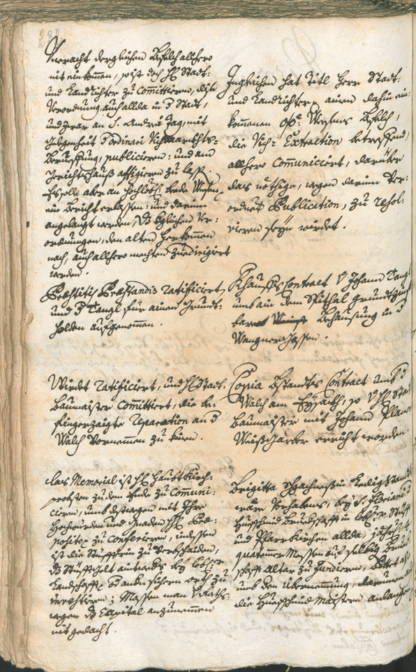 Stadtarchiv Bozen - BOhisto Ratsprotokoll 1741/44 