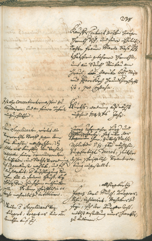 Archivio Storico della Città di Bolzano - BOhisto protocollo consiliare 1741/44 