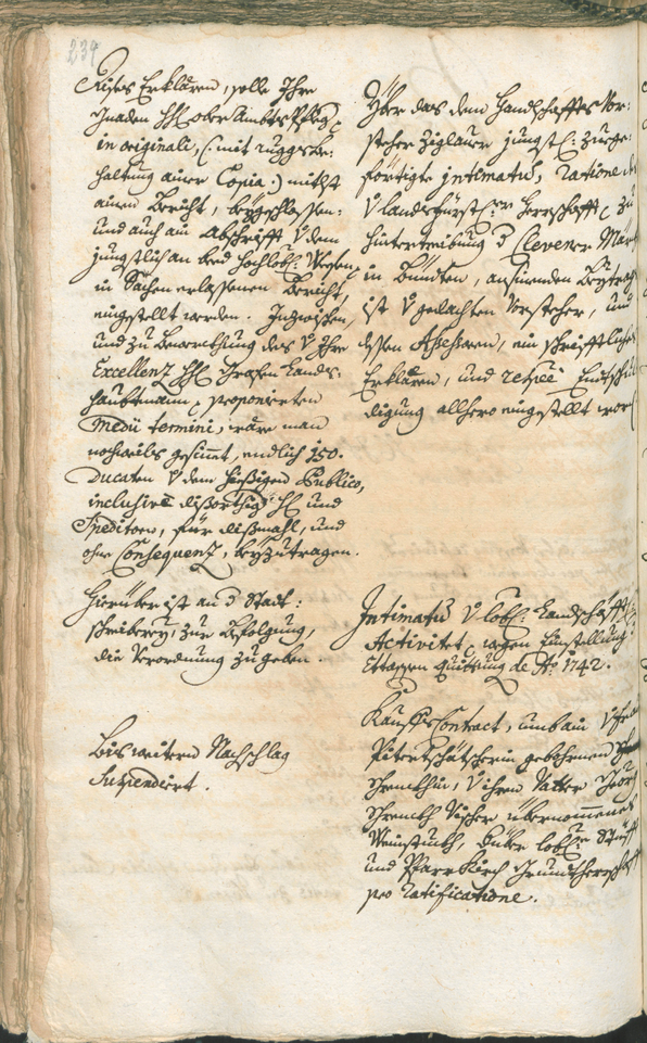 Stadtarchiv Bozen - BOhisto Ratsprotokoll 1741/44 