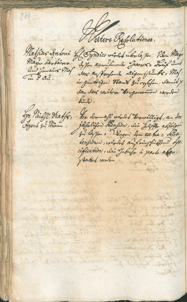 Archivio Storico della Città di Bolzano - BOhisto protocollo consiliare 1741/44 