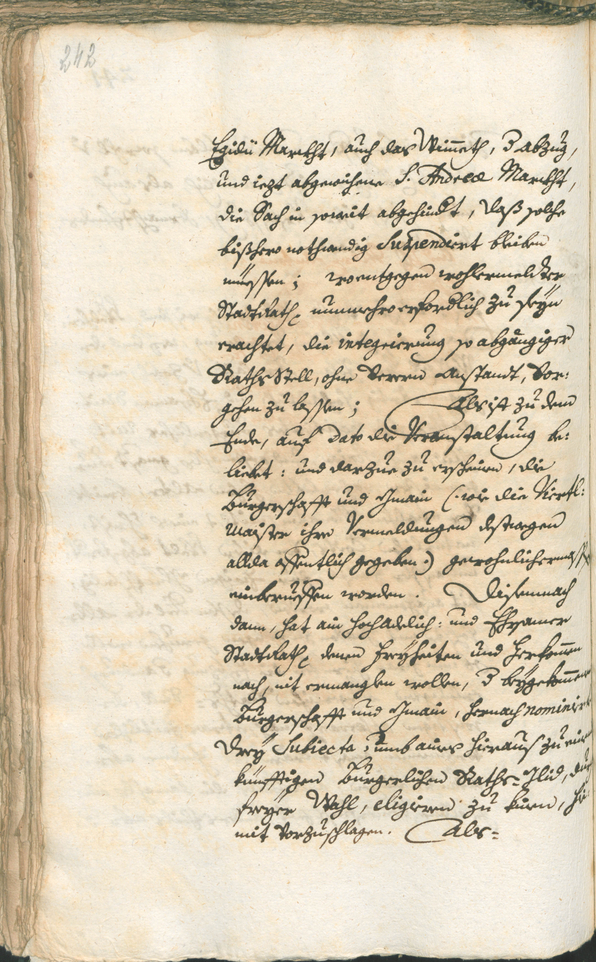 Stadtarchiv Bozen - BOhisto Ratsprotokoll 1741/44 