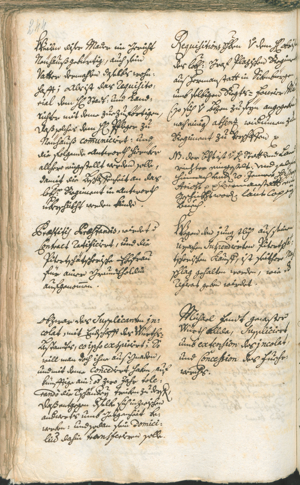 Stadtarchiv Bozen - BOhisto Ratsprotokoll 1741/44 