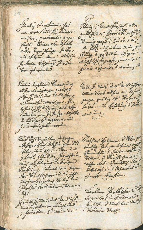 Civic Archives of Bozen-Bolzano - BOhisto Ratsprotokoll 1741/44 