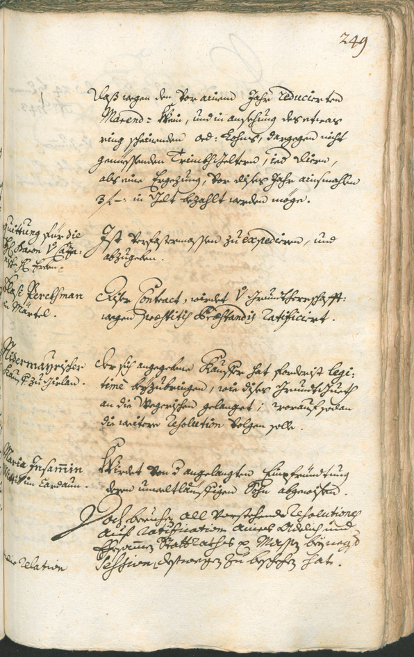 Archivio Storico della Città di Bolzano - BOhisto protocollo consiliare 1741/44 