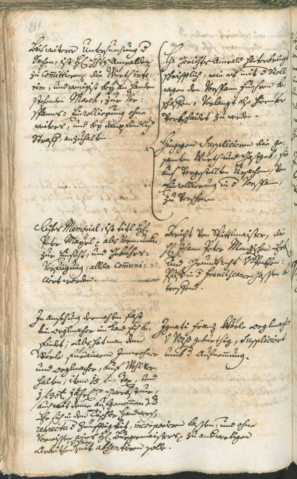 Stadtarchiv Bozen - BOhisto Ratsprotokoll 1741/44 