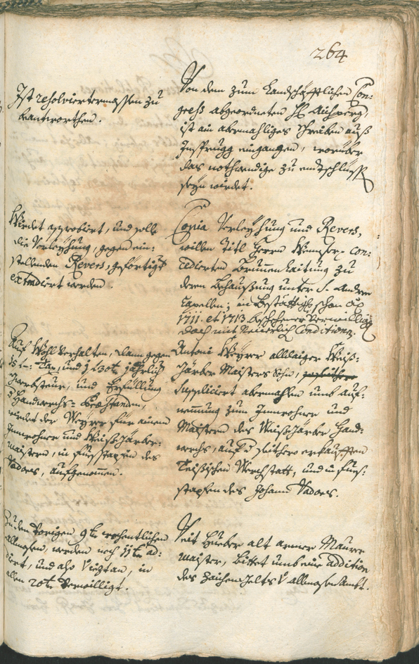 Stadtarchiv Bozen - BOhisto Ratsprotokoll 1741/44 