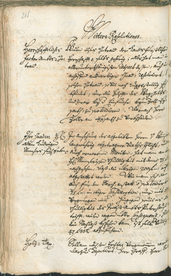 Stadtarchiv Bozen - BOhisto Ratsprotokoll 1741/44 